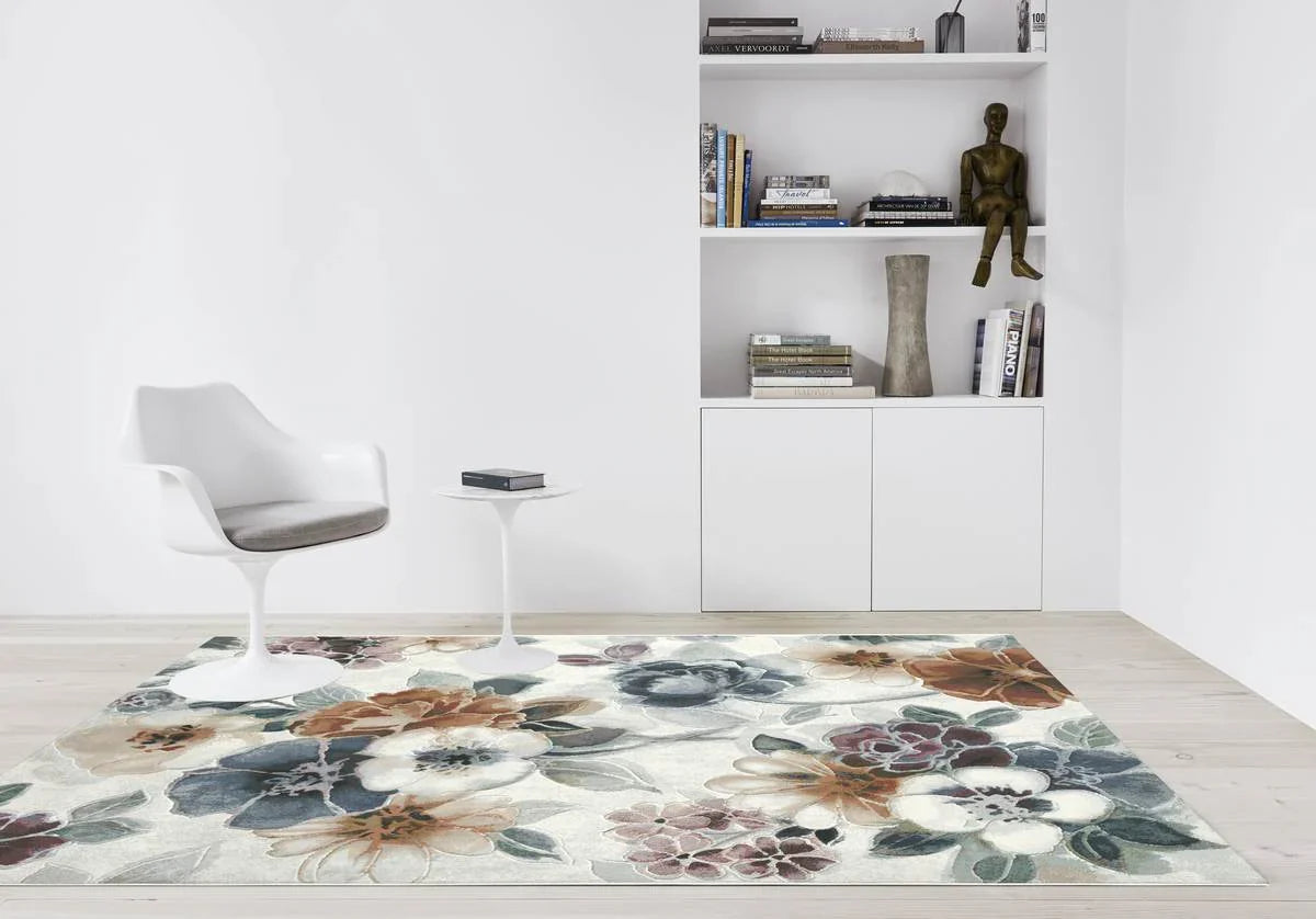 Mastercraft Floral Design Argentum Rug