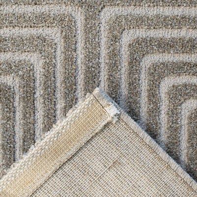 Modern Luxurious textured Grey Trentino Rug