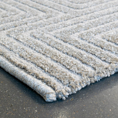 Modern Luxurious textured Grey Trentino Rug