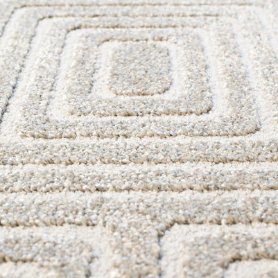 Modern Luxurious textured Grey Trentino Rug