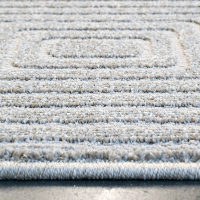 Modern Luxurious textured Grey Trentino Rug