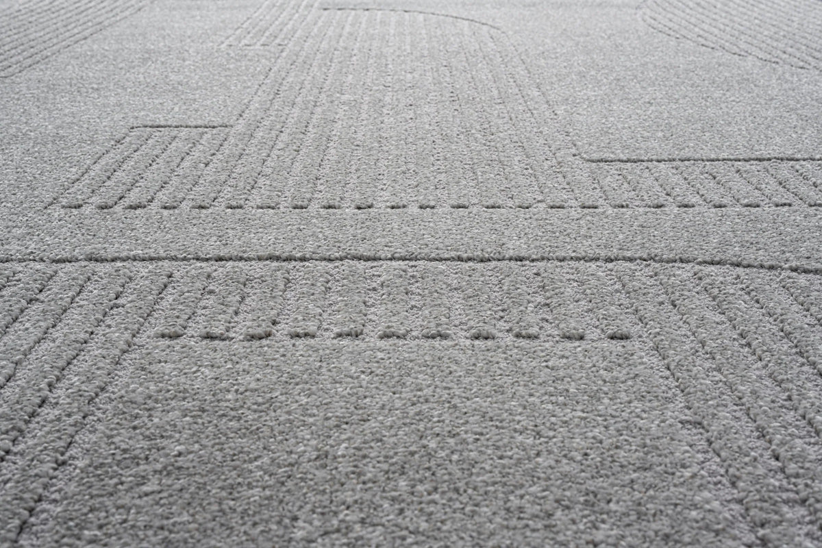 Abstract Geometric Pattern Luxurious Textured Trentino Rug