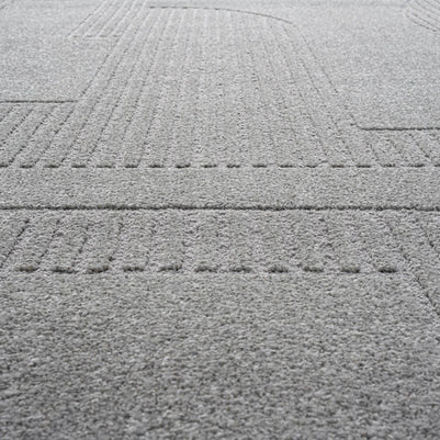 Abstract Geometric Pattern Luxurious Textured Trentino Rug