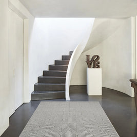 Modern Luxurious textured Grey Trentino Rug