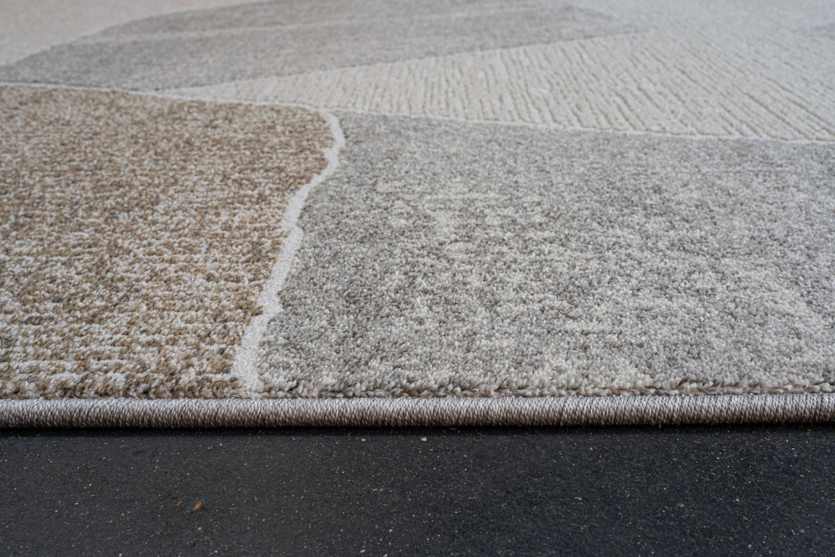 Organic Shapes Abstract Design Rounded Square Valentino Rug (46038-6191) Size: 200 x 200cm