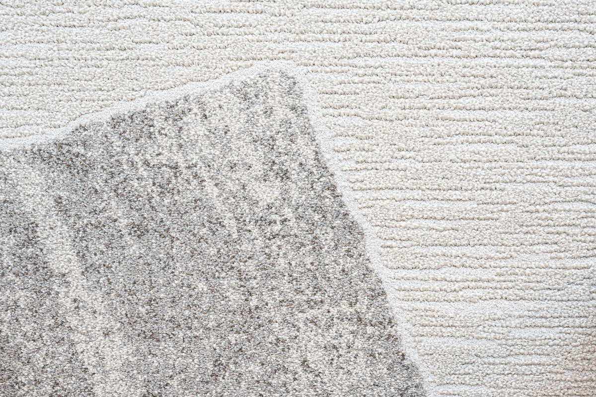 Organic Shapes Abstract Design Rounded Square Valentino Rug (46038-6191) Size: 200 x 200cm