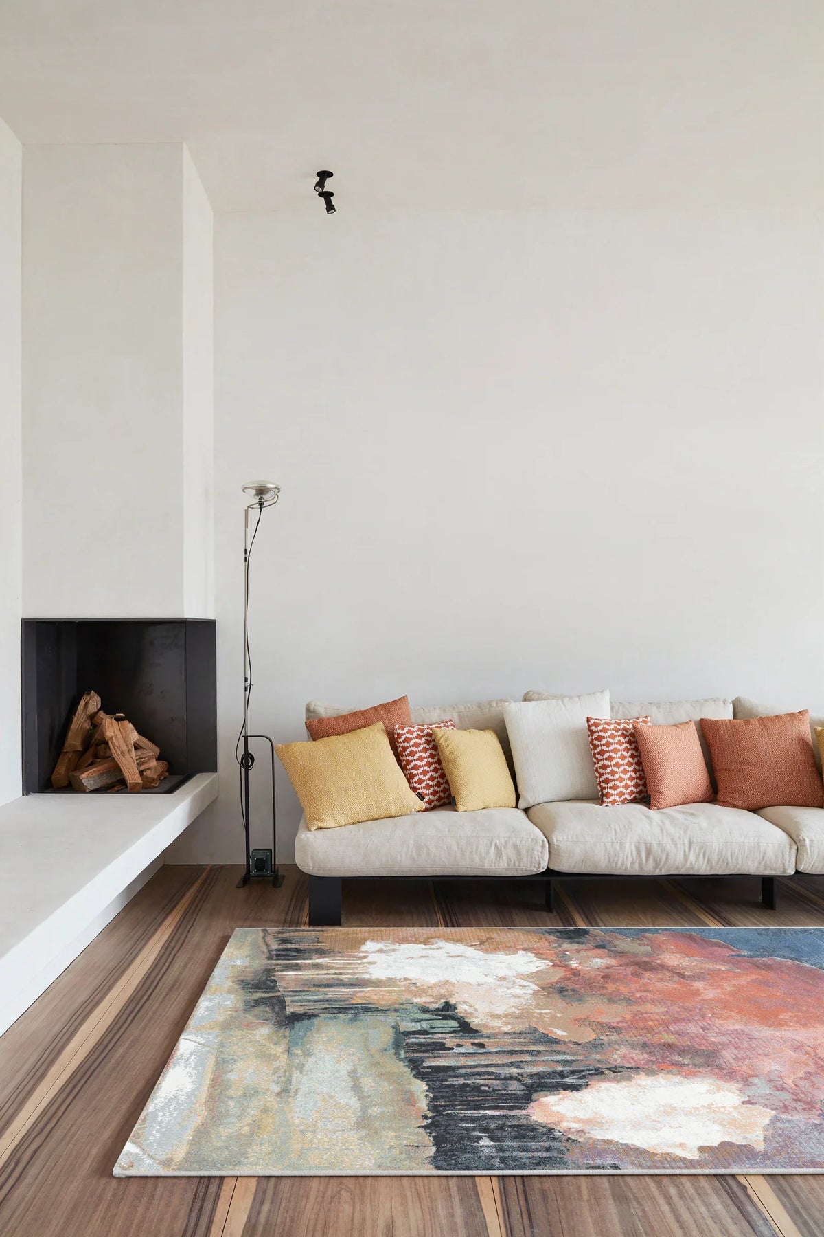 Funky Spectrum Design Multi Colour Argentum Rug