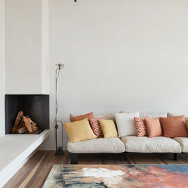 Funky Spectrum Design Multi Colour Argentum Rug