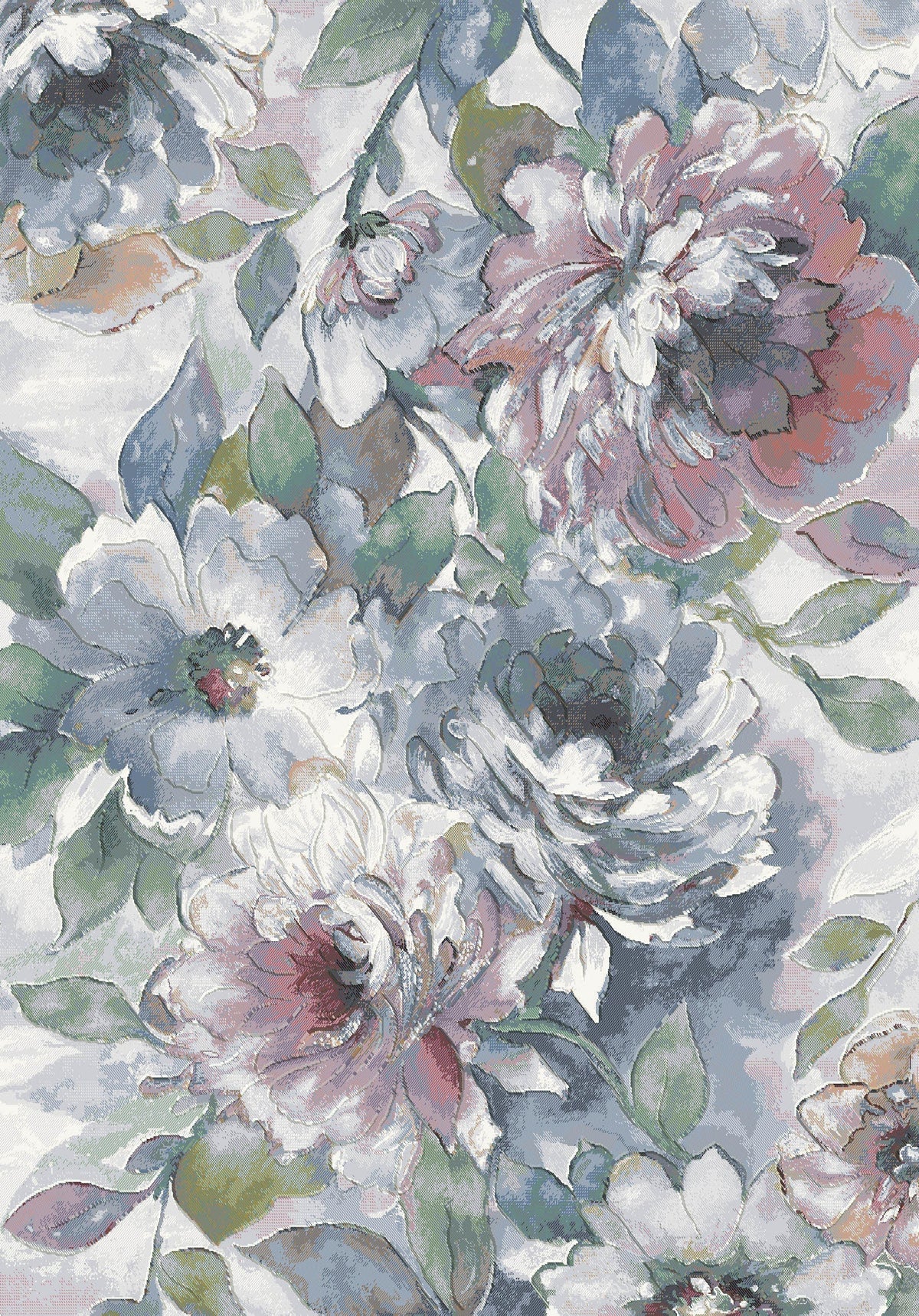 Mastercraft Floral Design Argentum Rug