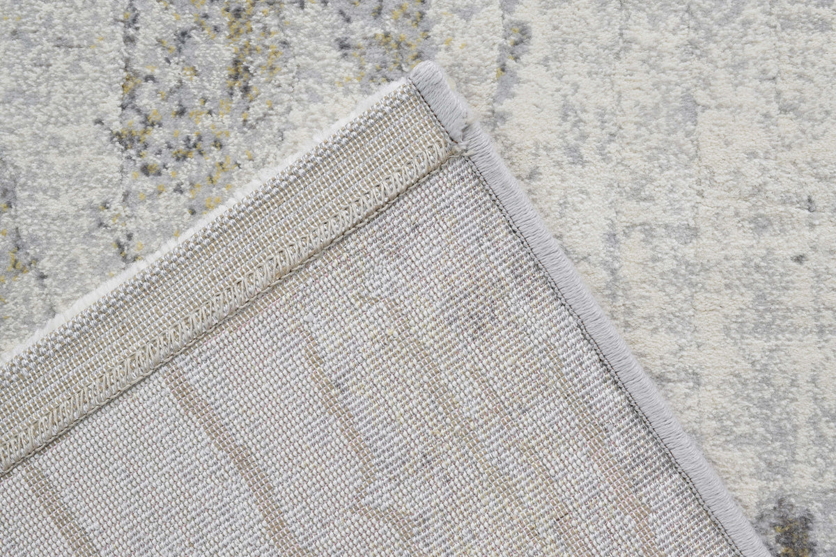 Abstract Design Argentum Rug
