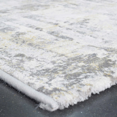 Abstract Design Argentum Rug