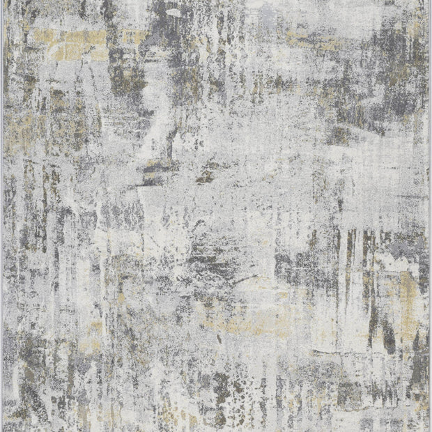 Abstract Design Argentum Rug
