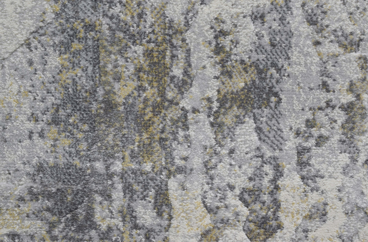Abstract Design Argentum Rug
