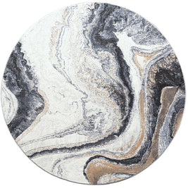 Contemporary Design Argentum Round Rug
