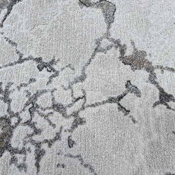 Abstract Design Ivory & Gold Valentino Runner (46001-6191) 67cm Wide x Cut to Order