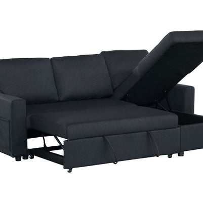 Rosa Sofa Bed with Chaise & Storage + USB