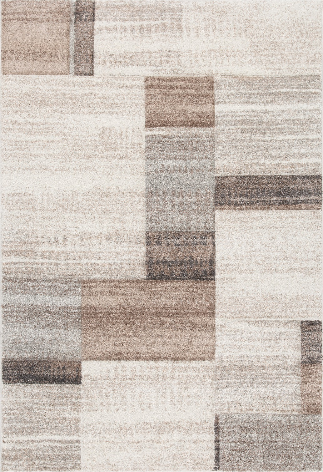 Geometric Design Neutral Colour Rug