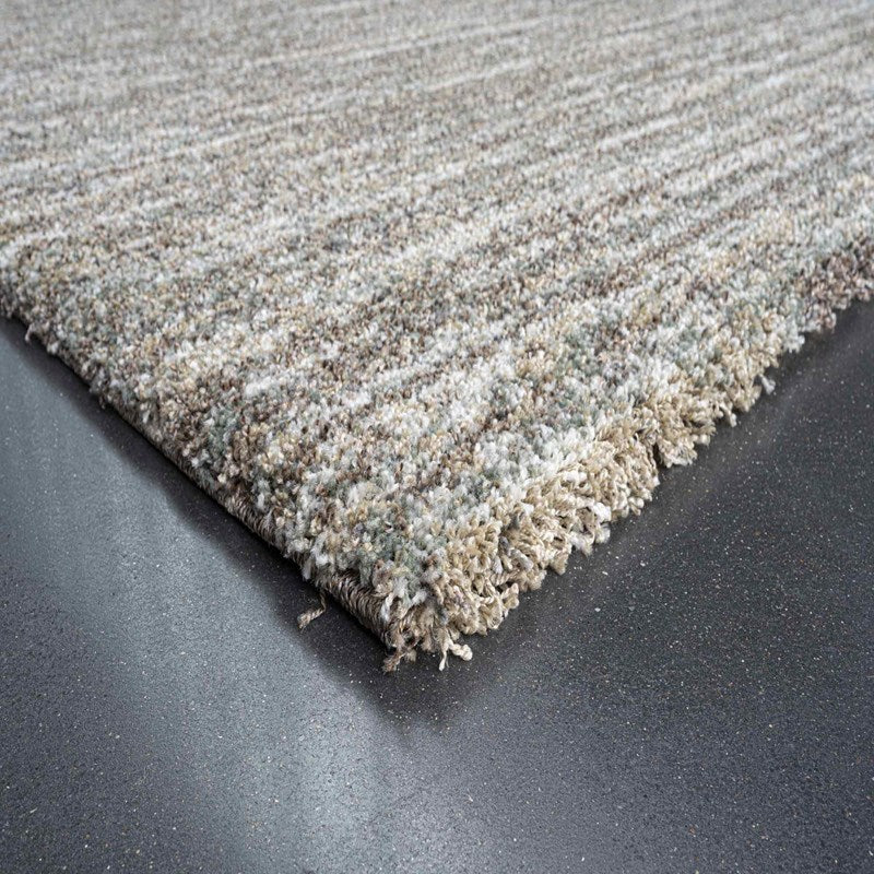 Modern Earth Tone Textured Mehari Rug