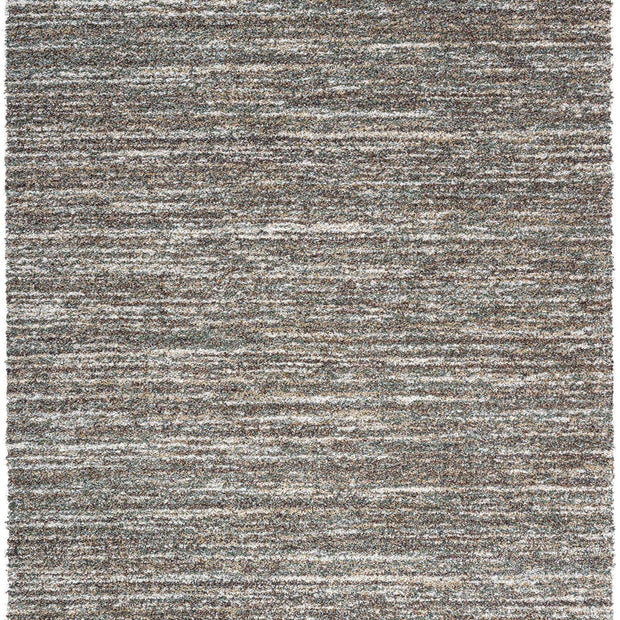 Modern Earth Tone Textured Mehari Rug