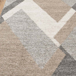 Geometric Design Mehari Shaggy Rug