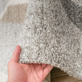 Geometric Design Mehari Shaggy Rug