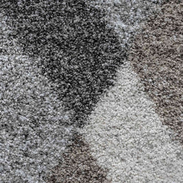 Geometric Design Mehari Shaggy Rug