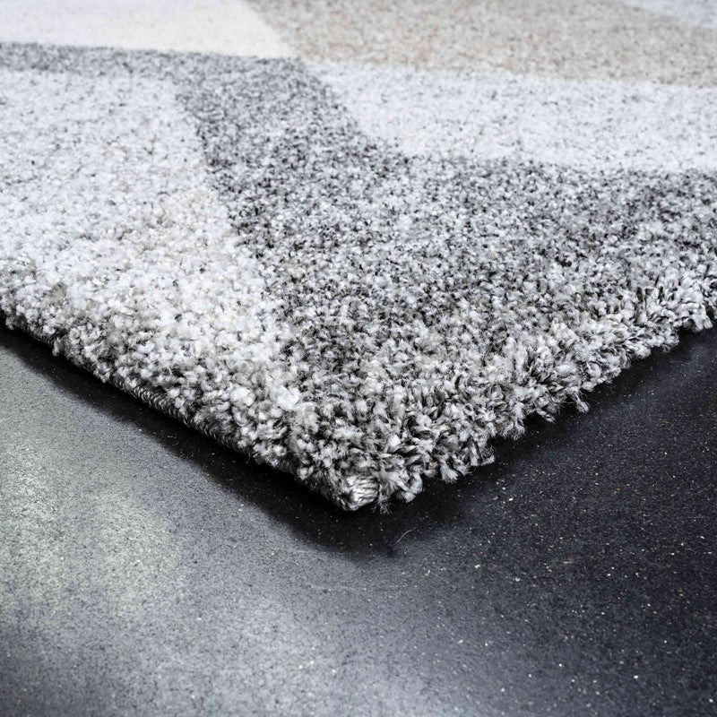 Geometric Design Mehari Shaggy Rug