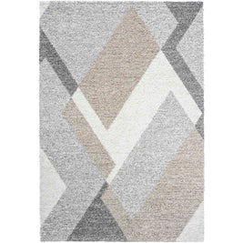 Geometric Design Mehari Shaggy Rug