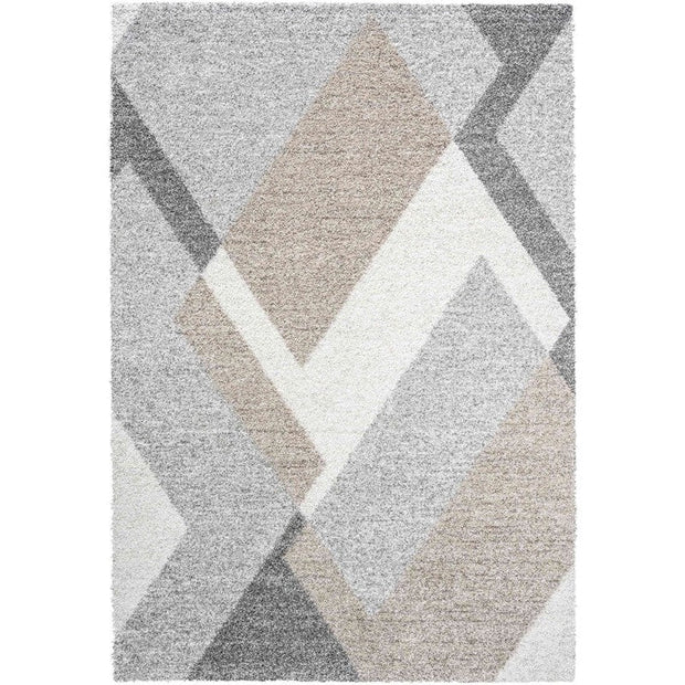 Geometric Design Mehari Shaggy Rug