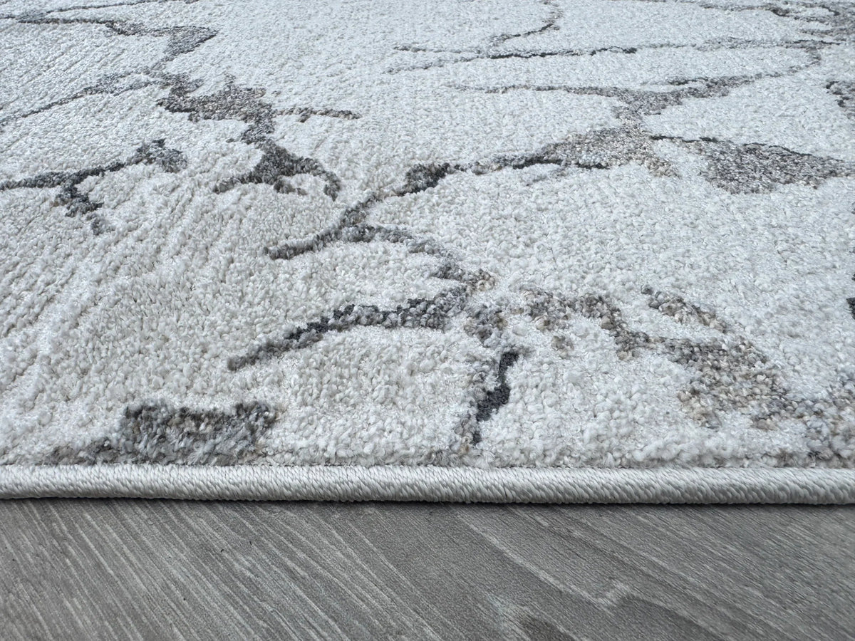 Abstract Design Ivory & Gold Valentino Runner (46001-6191) 67cm Wide x Cut to Order