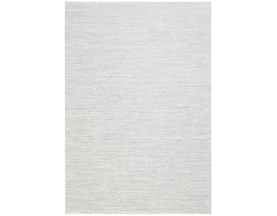 Abrash Design Off White and Light Grey Colour Rug