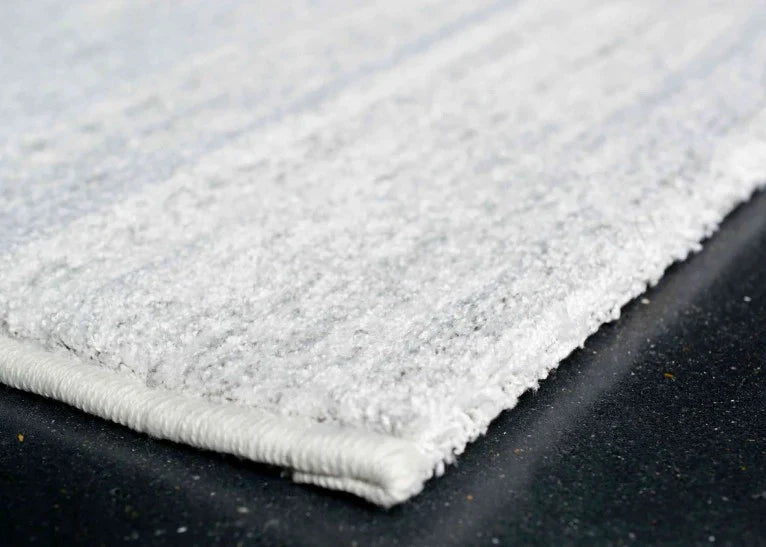Abrash Design Off White and Light Grey Colour Rug
