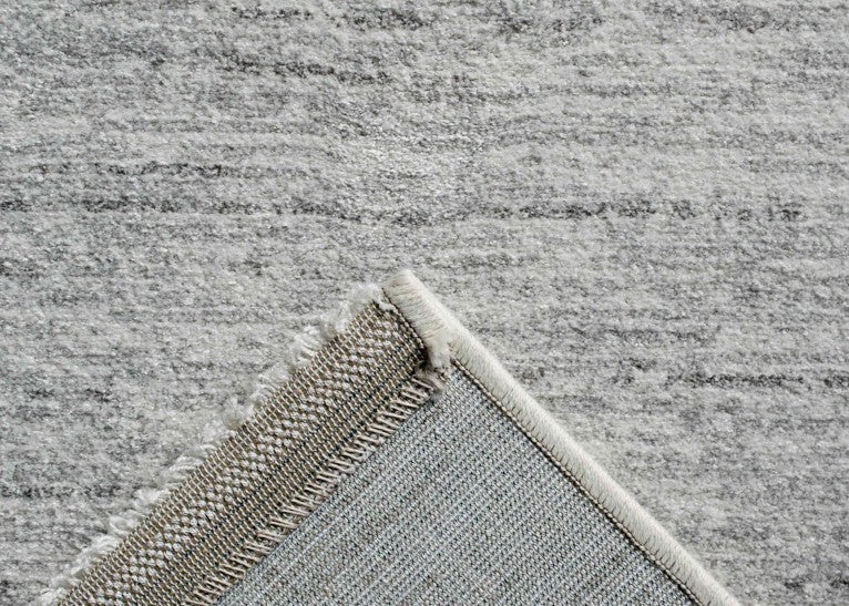 Abrash Design Off White and Light Grey Colour Rug