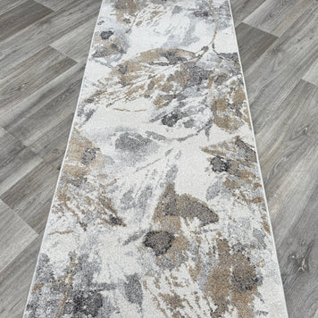 Beautiful Leaf Design Madison Hallway Runner 67cm Wide x Cut to Order (34007-6191)