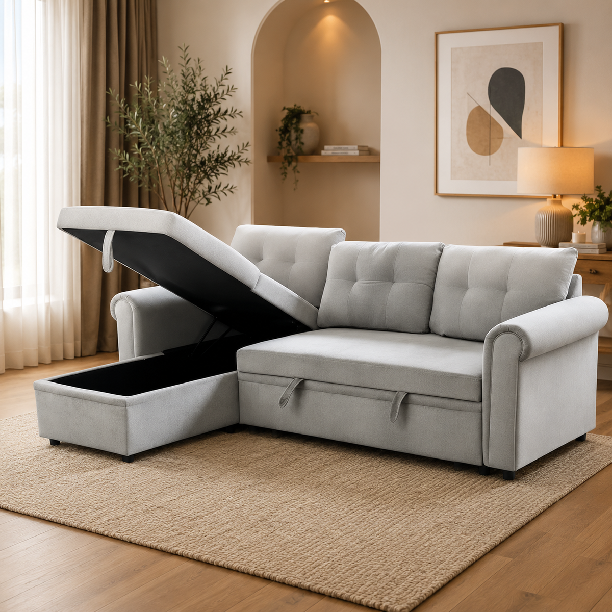 Monnaco Sofa Bed with Storage