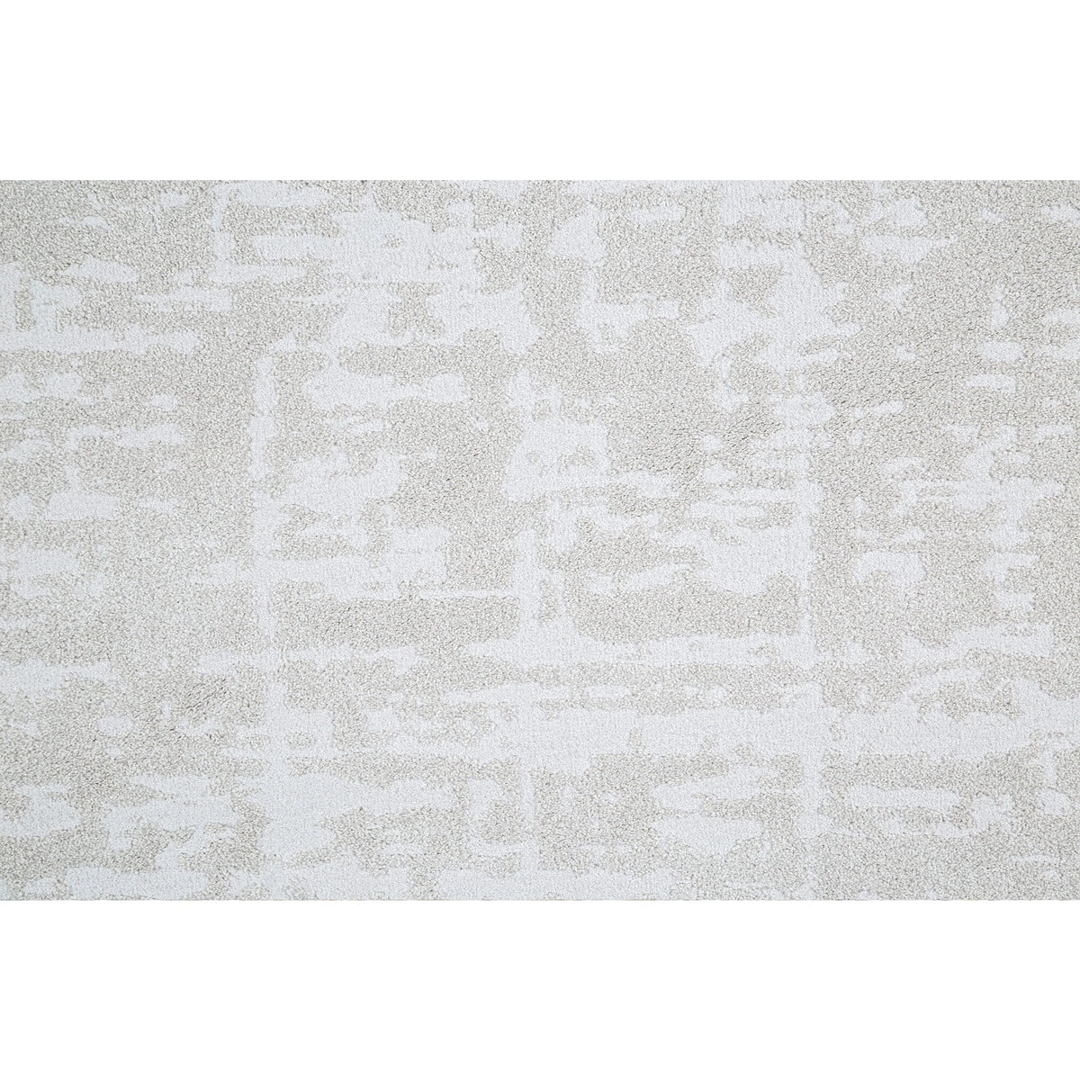 Modern Luxurious Textured Trentino Ivory Round Rug