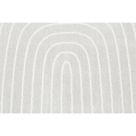 Contemporary Contour Lines Textured Trentino Oval Rug