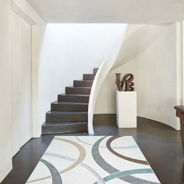 Contemporary Circle Pattern Valentino Rug