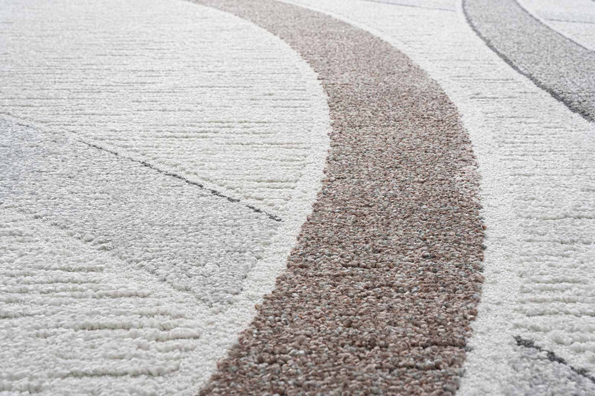 Contemporary Circle Pattern Valentino Rug