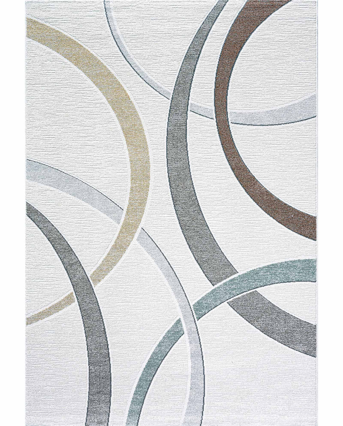 Contemporary Circle Pattern Valentino Rug