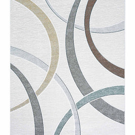 Contemporary Circle Pattern Valentino Rug