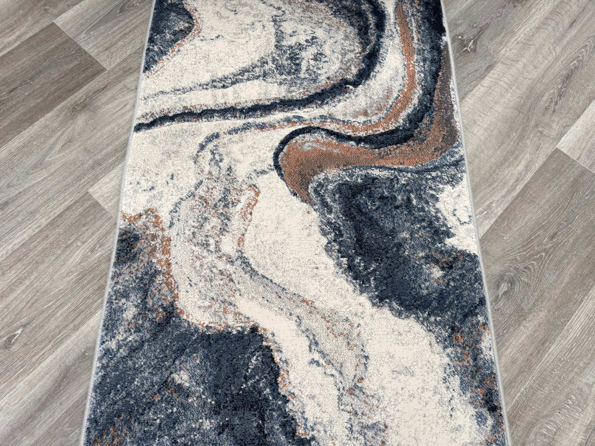 Argentum Hallway Runner Size: 67cm wide x Cut to order
