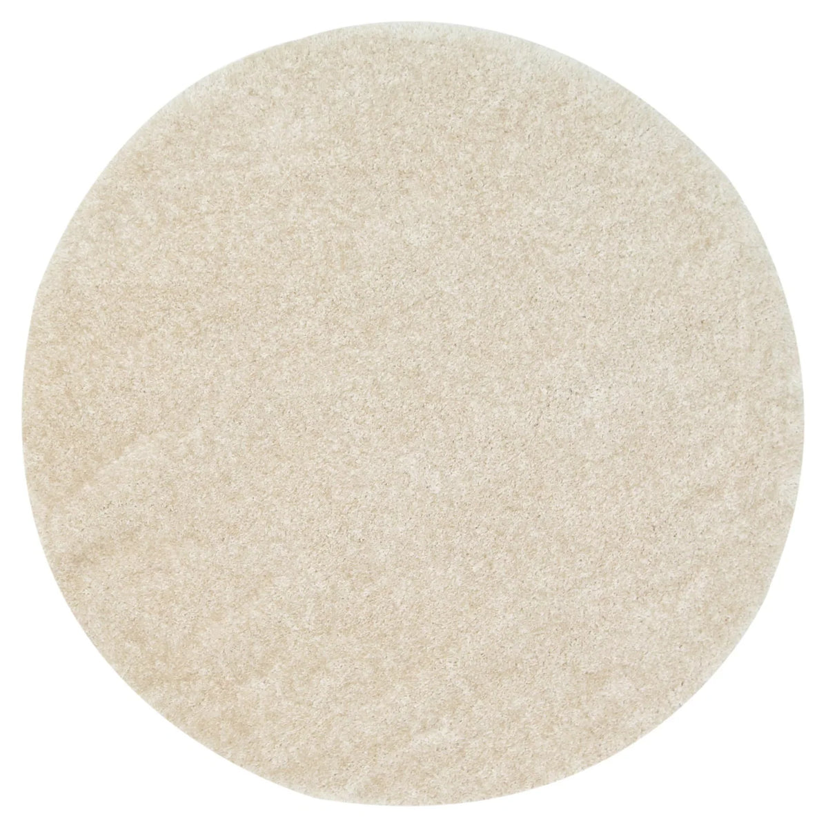 Dream Shaggy Beige Colour Turkish Round Rug
