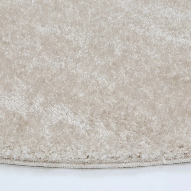 Dream Shaggy Beige Colour Turkish Round Rug