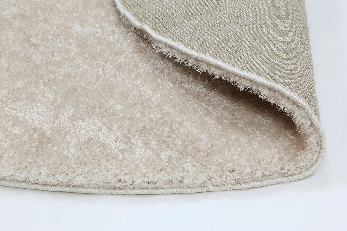 Dream Shaggy Beige Colour Turkish Round Rug