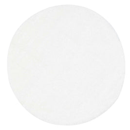 Dream Shaggy White Colour Turkish Round Rug
