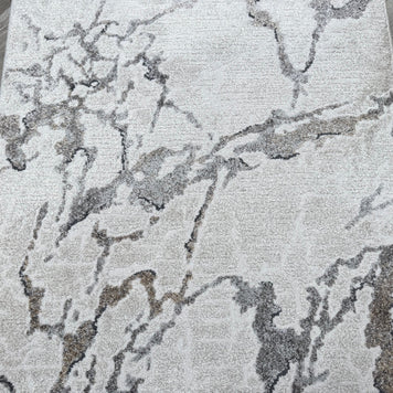 Abstract Design Ivory & Gold Valentino Runner (46001-6191) 67cm Wide x Cut to Order
