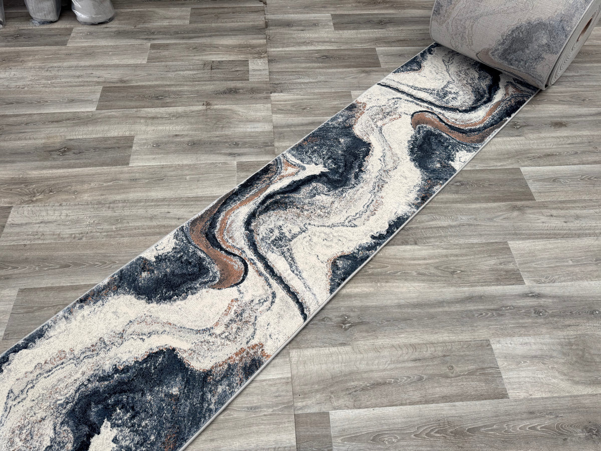 Argentum Hallway Runner Size: 67cm wide x Cut to order