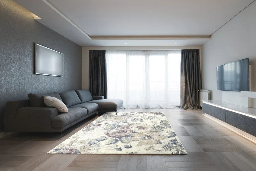 Mastercraft Floral Argentum Rug