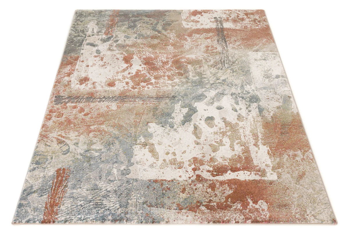 Distressed Canvas Argentum Rug